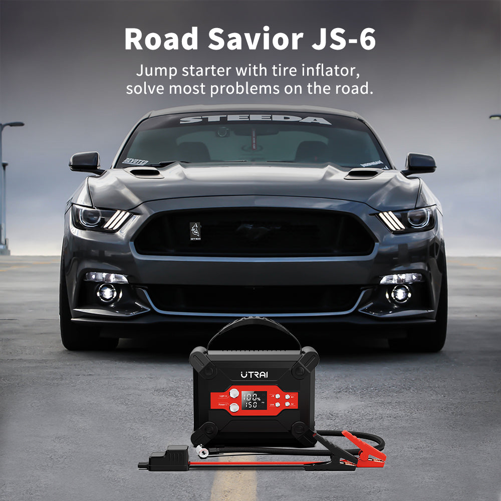 4-IN-1 Jump Starter With Air Compressor JS-6