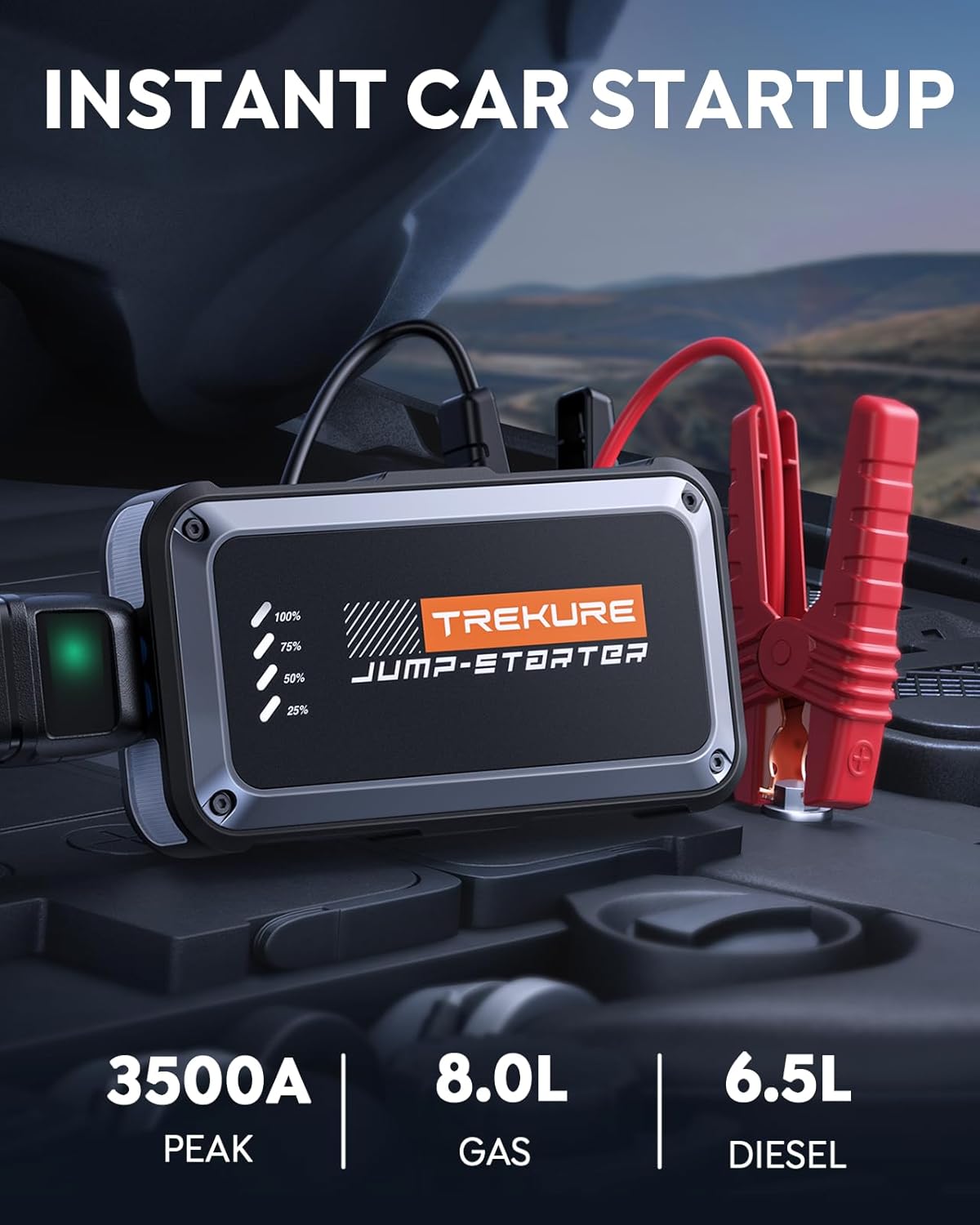 3500A Car Jump Starter