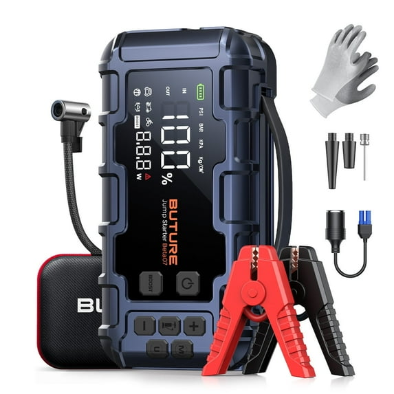 6000A Car Jump Starter with Air Compressor 160 PSI