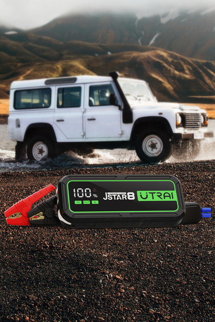 UTRAI Autostarthilfe Powerbank 13200mAh mit 1400A Spitzenstrom für