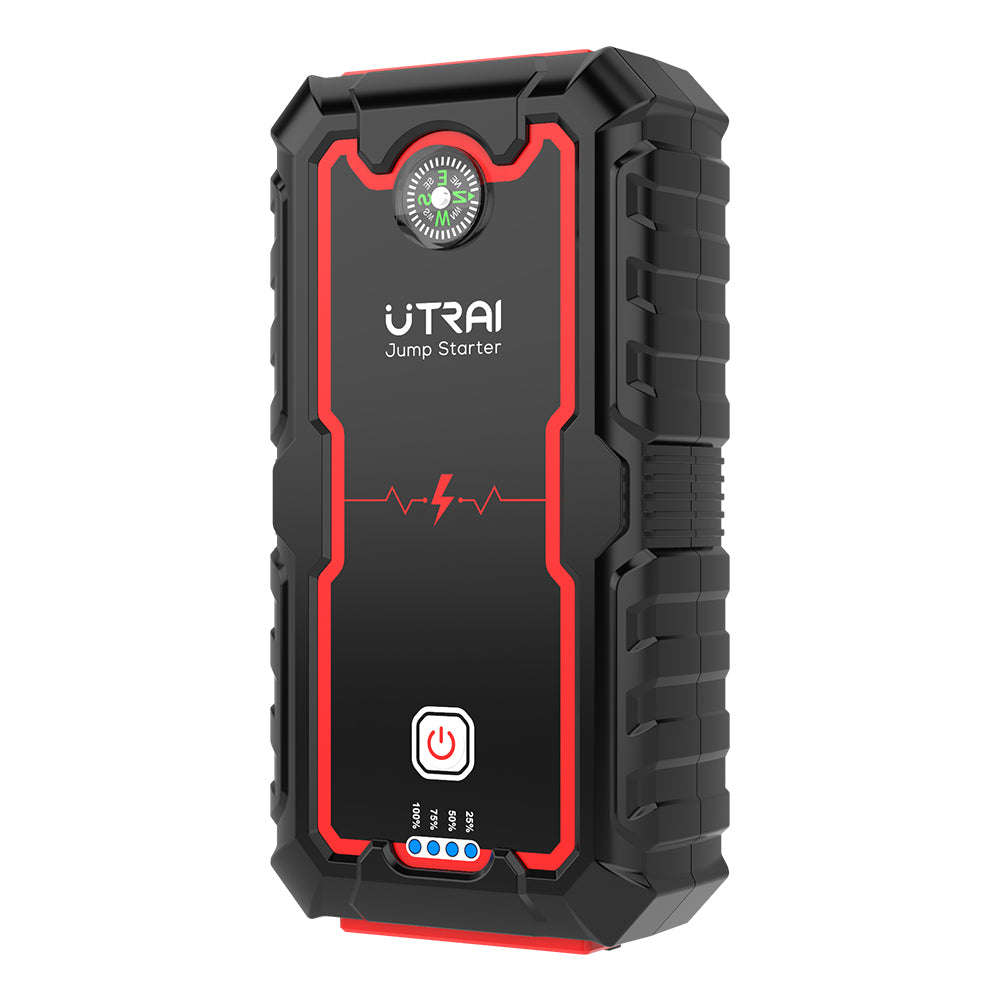 UTRAI Jstar 6 Booster Batterie Voiture et Compresseur d'air Portatif  Démarreur de Voiture Moto Portable Jump Starter 1800A